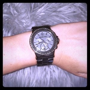 Michael Kors gunmetal watch